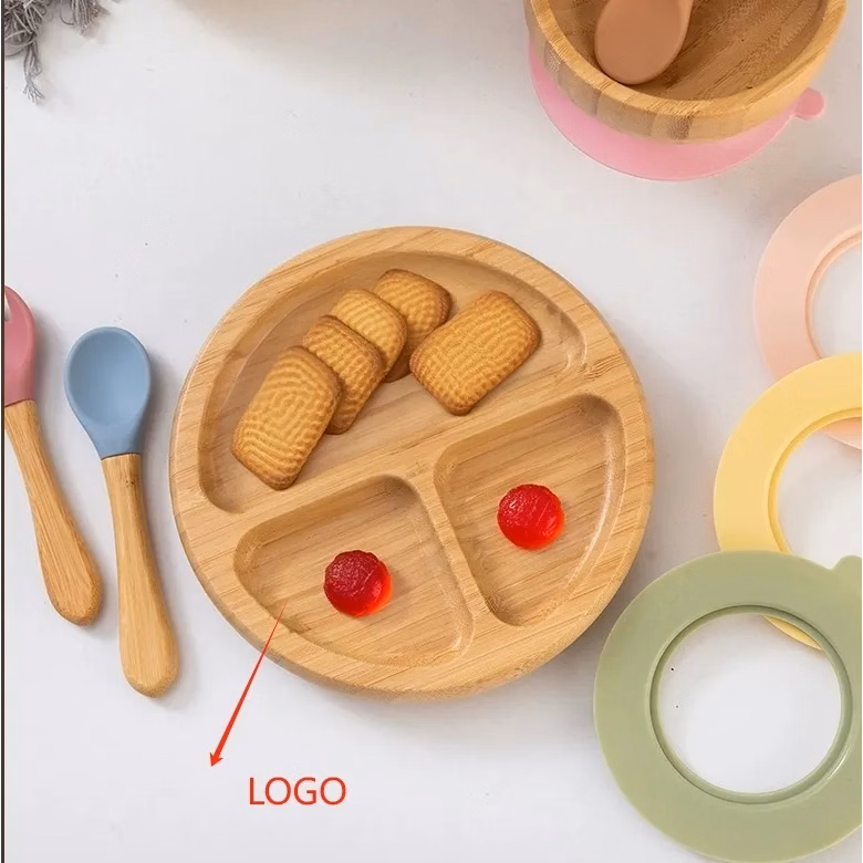 Bamboo Divided Suction Plate
