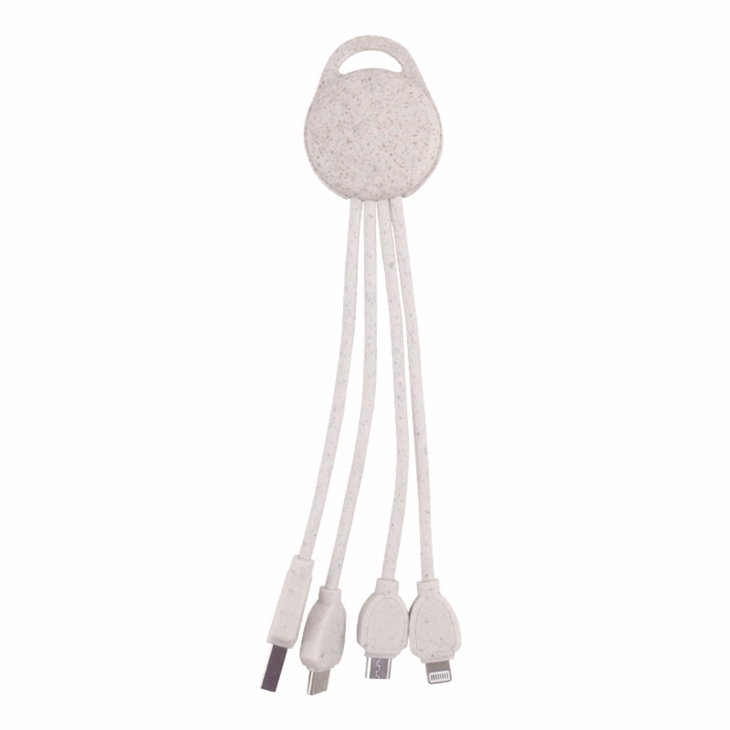 Wheat Straw Multi Charging Cable