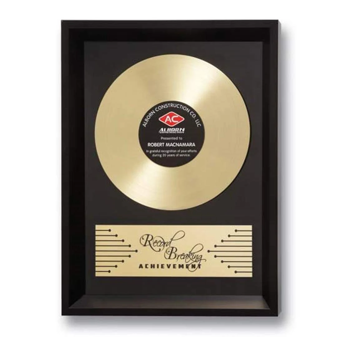 Framed Record Breaker Award 1