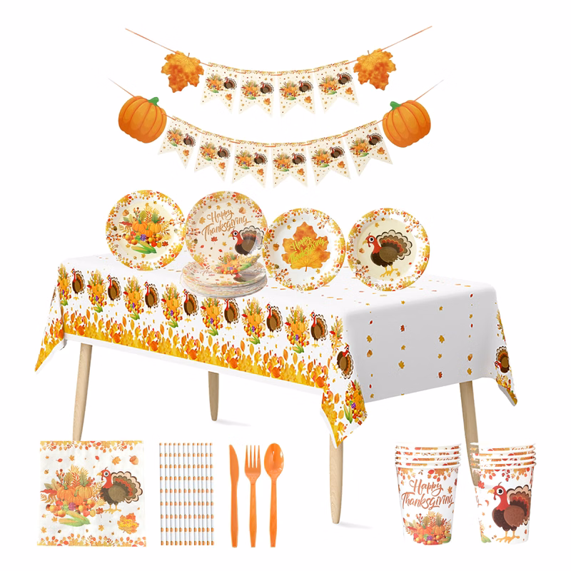 Customized Holiday Disposable Tableware