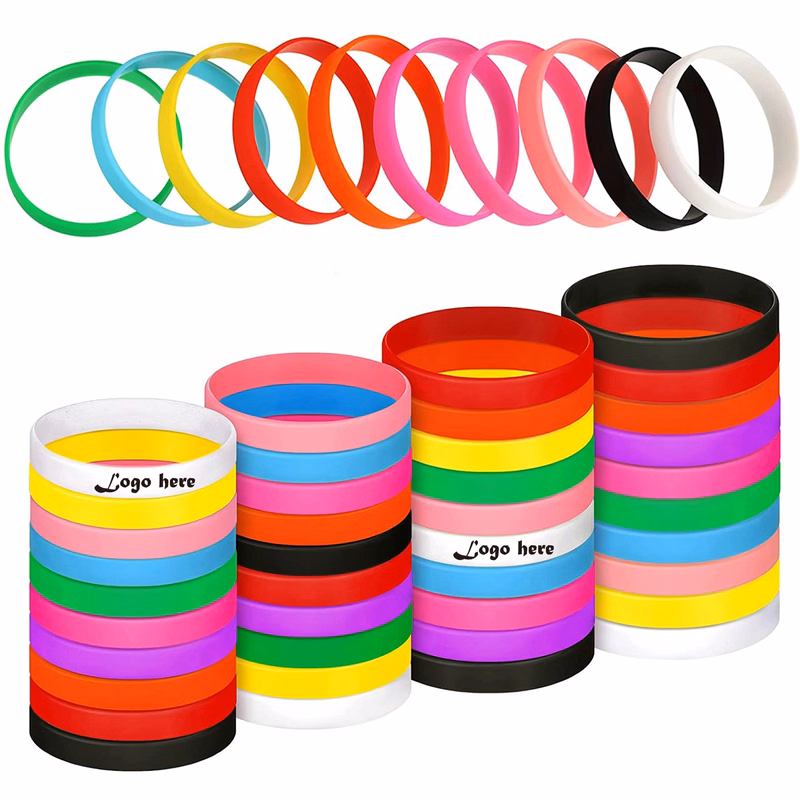 Custom Embossed Silicone Wristbands Bracelet
