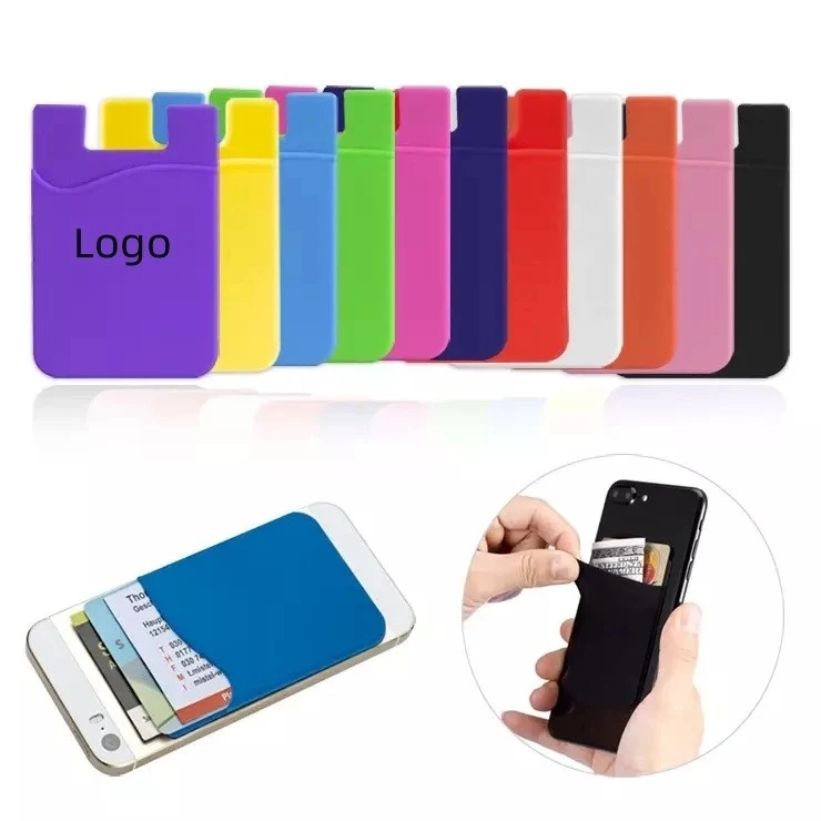Silicone Phone Card Holder With Custom Logo Bag 1