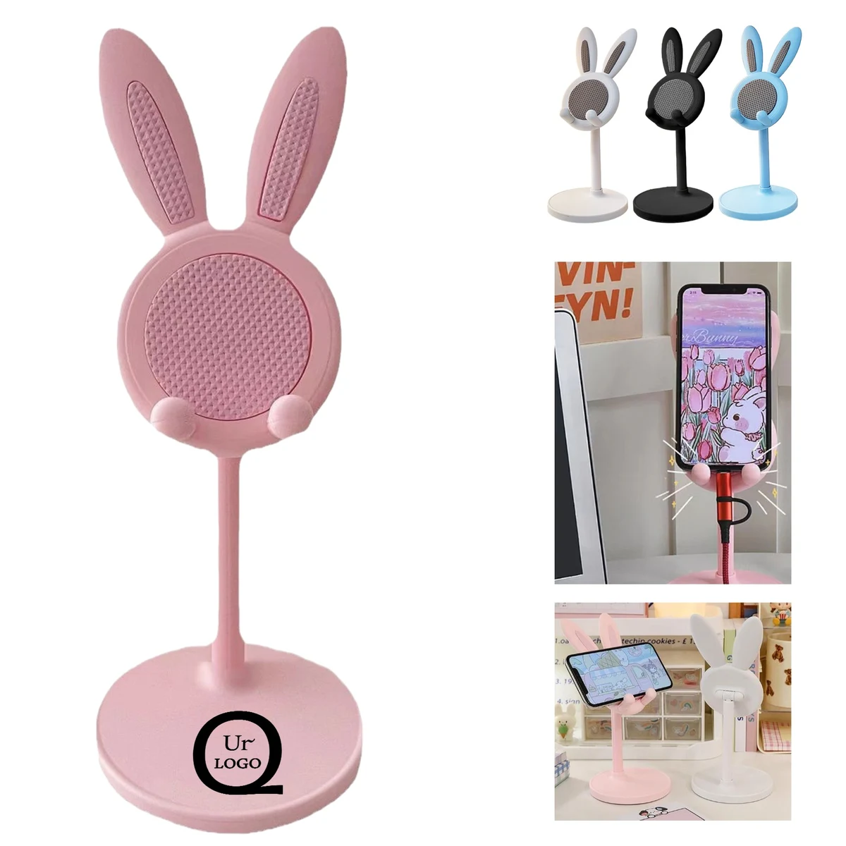 Cute Bunny Phone Stand 1