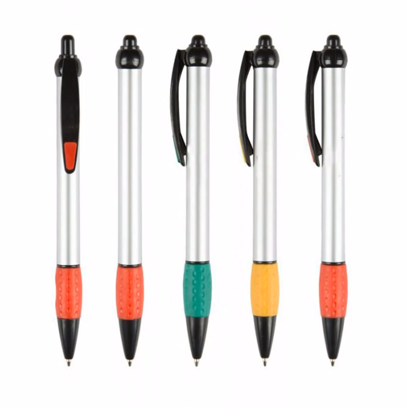 Ballpoint Grip Pen with Dimple on Clip