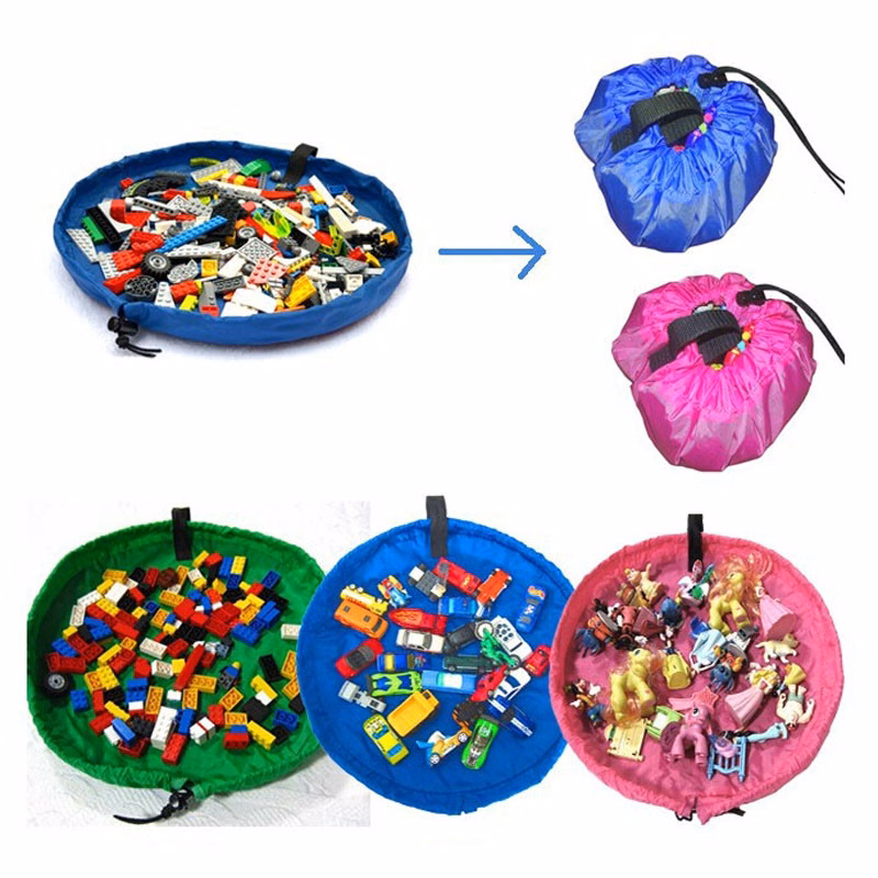 Children's game pads and toy storage bags