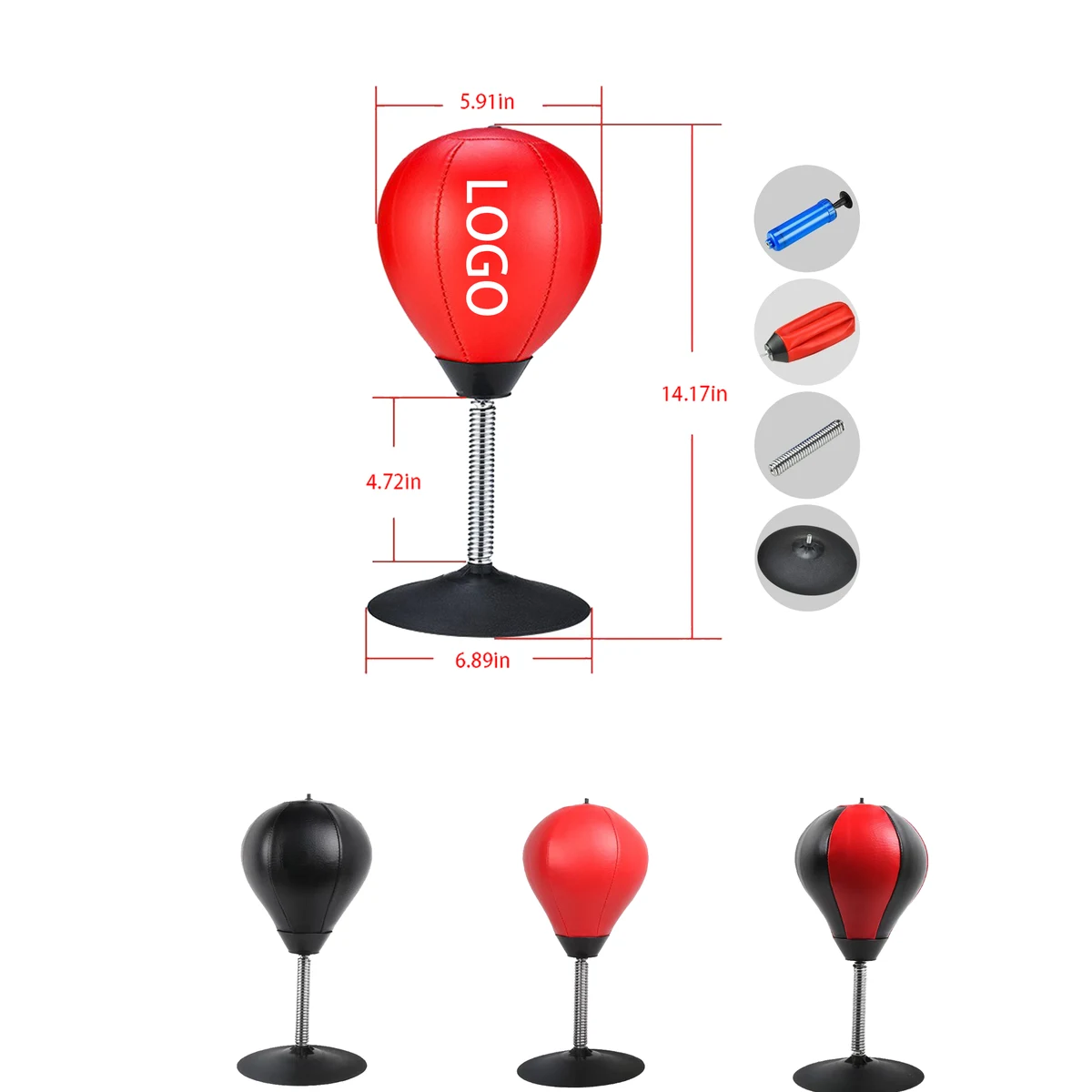 Desk Suction Stress Relief Reaction Ball 1