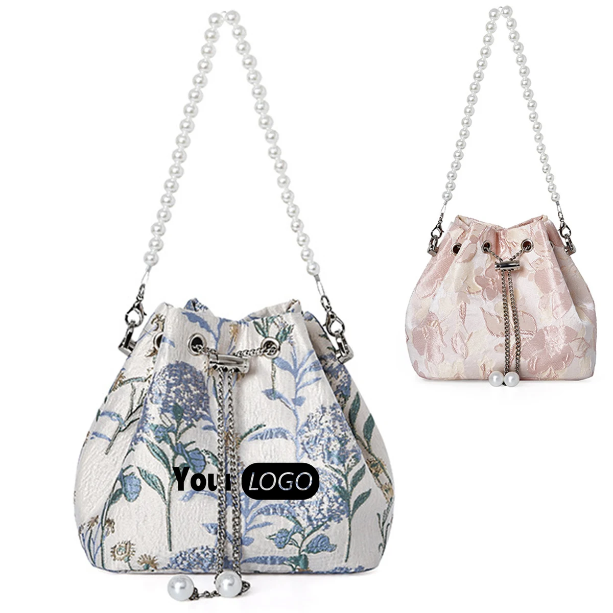 Cotton Drawstring Handbag for Women 1