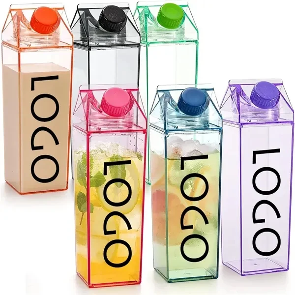 Milk Carton Water Bottle for Commutes, Fitness and Travel 1