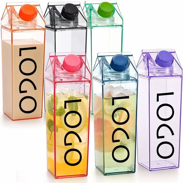 Milk Carton Water Bottle for Commutes, Fitness and Travel