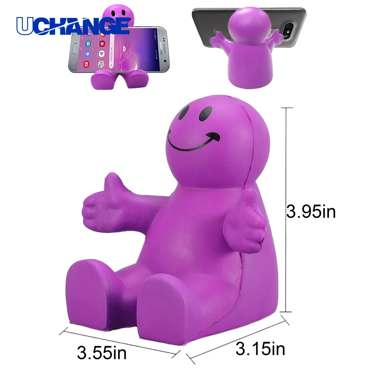 Smiling Character Decorative Phone Stand 1