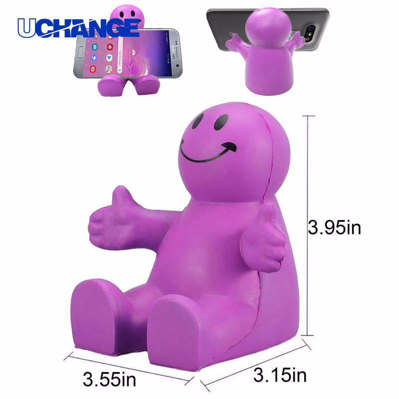 Smiling Character Decorative Phone Stand