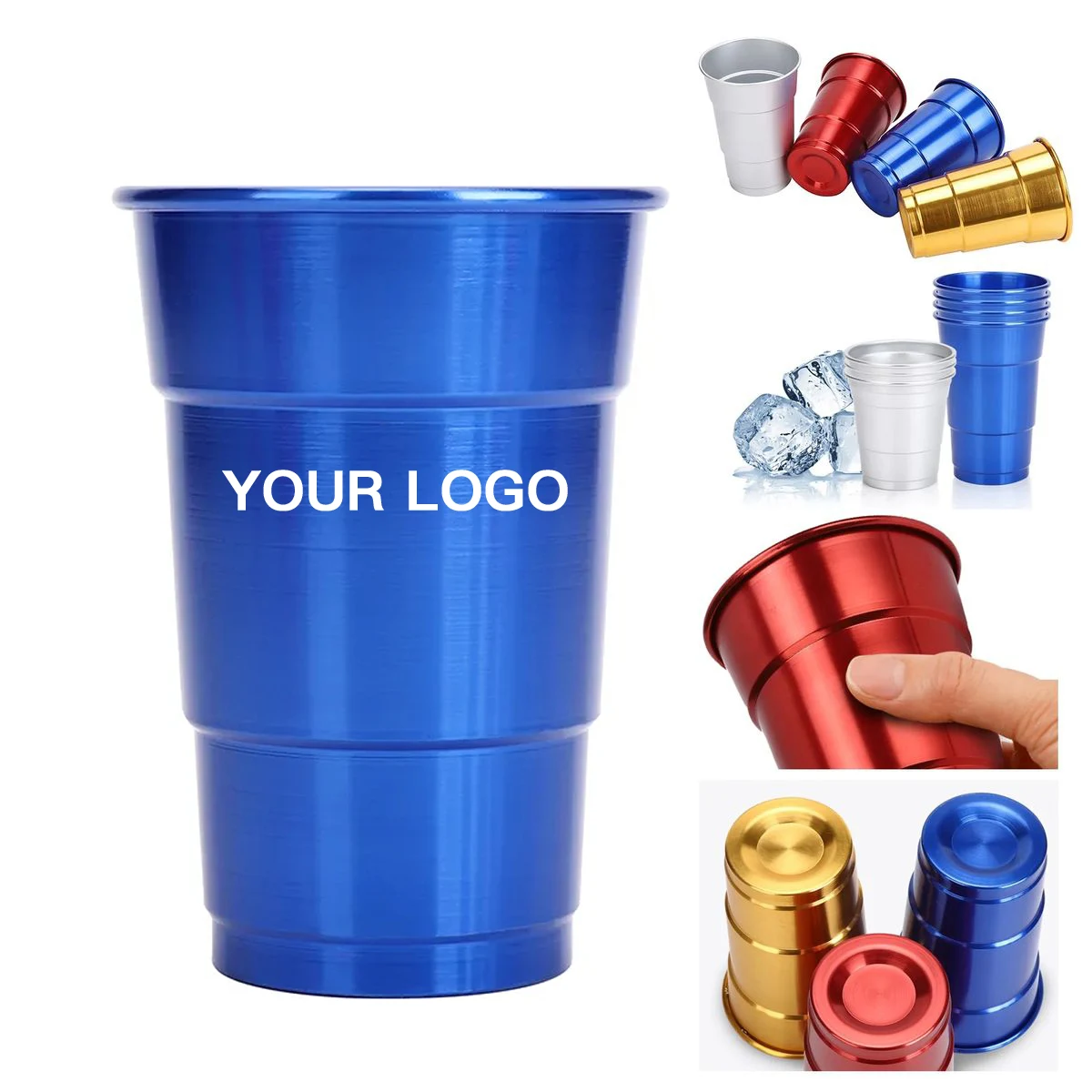 16oz Aluminum Party Cup For Drinks And Camping 1