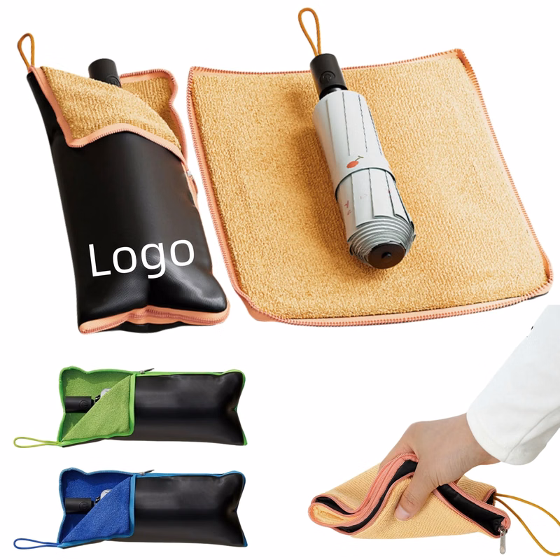 Multi-functional Umbrella Water-Absorbing Storage Pouch