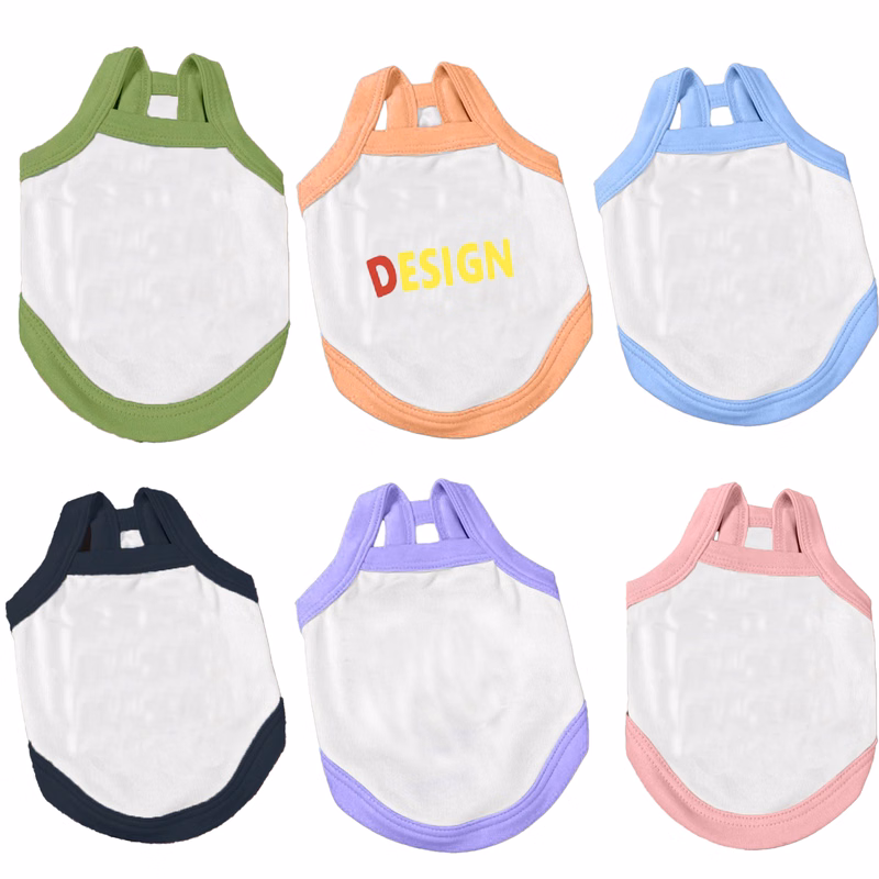 Breathable Dog Tank Shirt ?C Sleeveless Polyester Pet Apparel