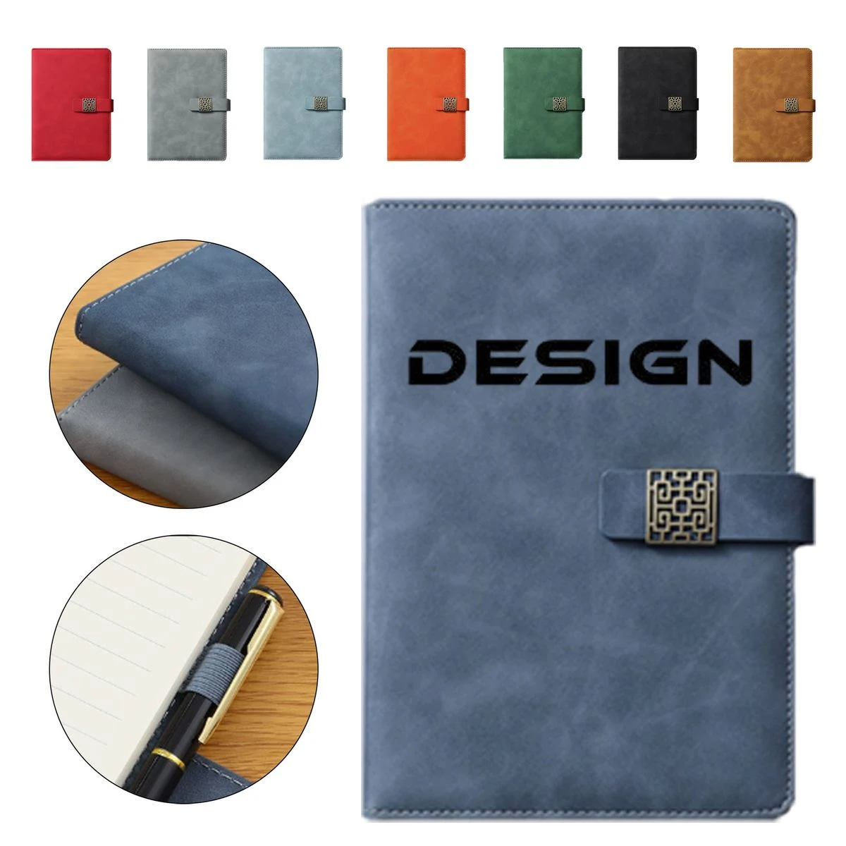Soft Leather Customized Business Notebook 1