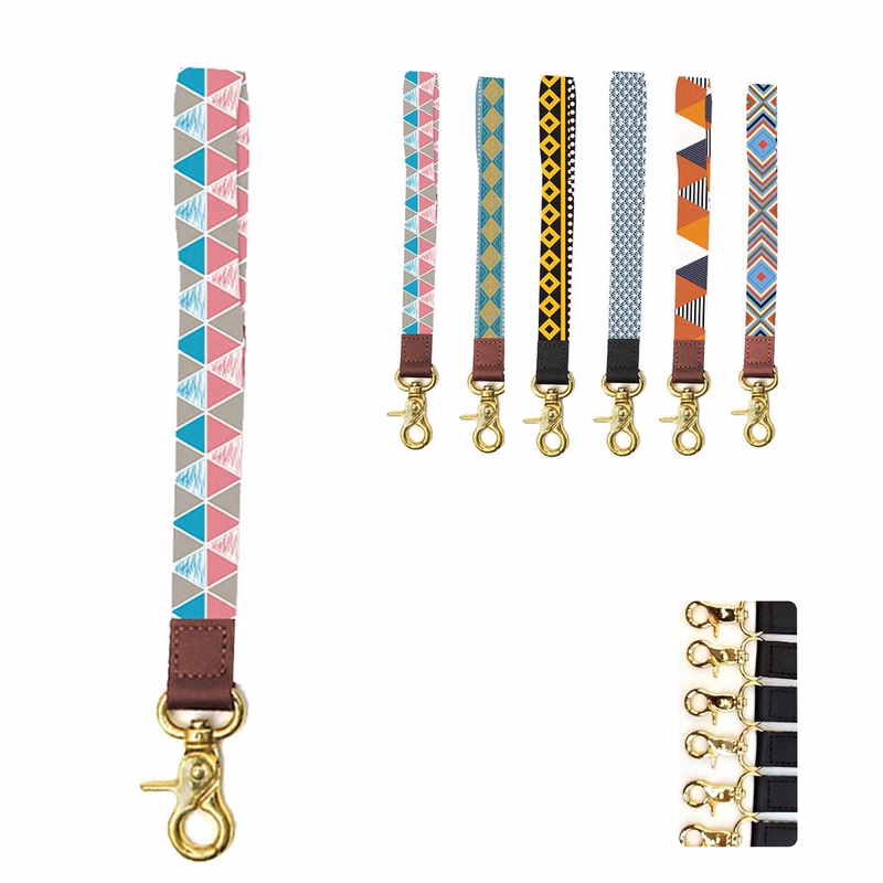 Full Color Sublimation Wrist Lanyard Keychain