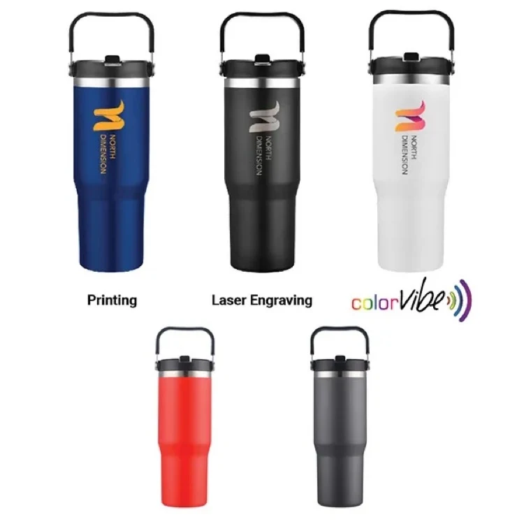 30 oz SipTek Vacuum Tumbler with Carrier 1