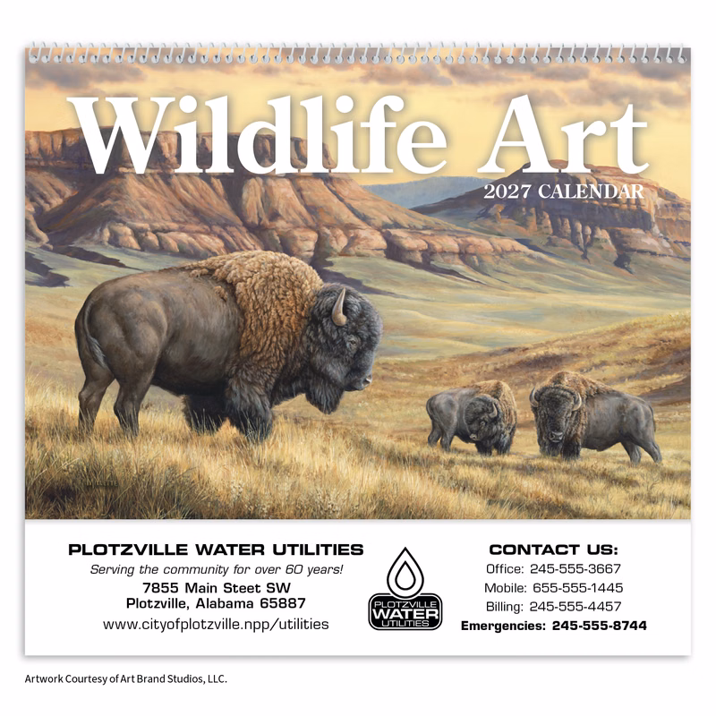 Triumph® Calendars Wildlife Art Pocket Calendar