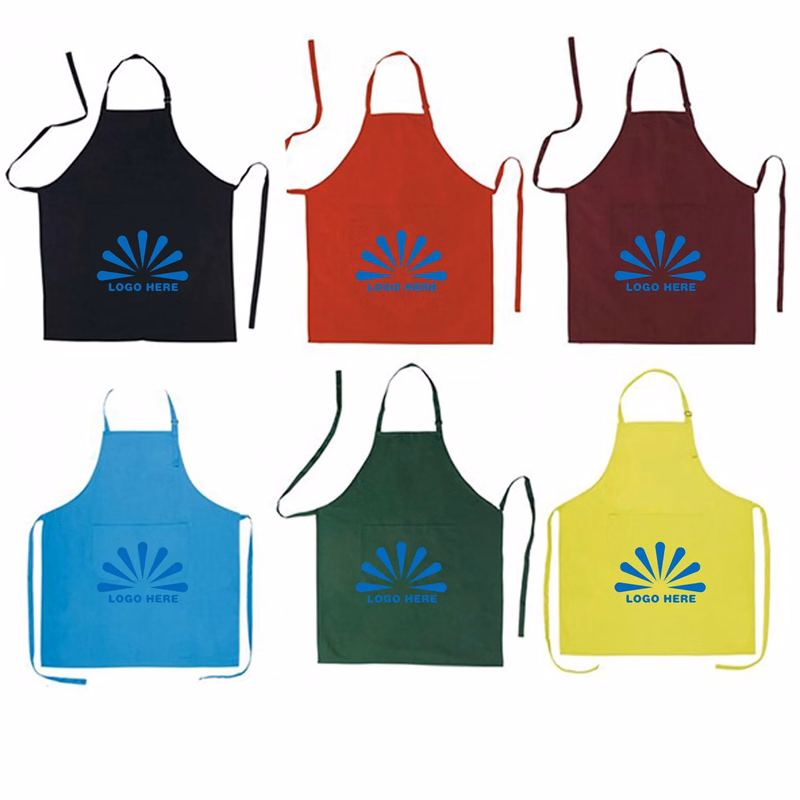 Two-Pocket Kitchen ApronMOQ 50 PCS