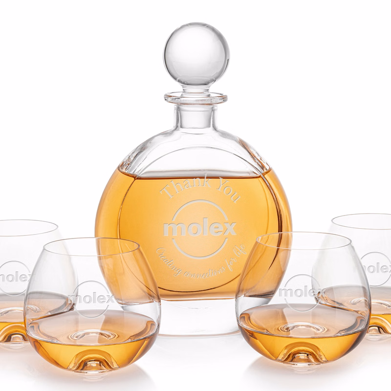 Bonello Decanter & Boston Set