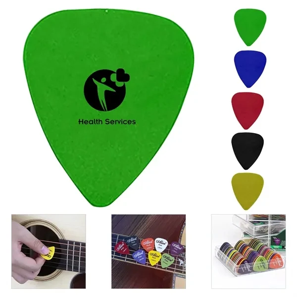 Custom ABS Plastic Guitar Pick 1.18" Full Color — Music Band & Concert Giveaway 1