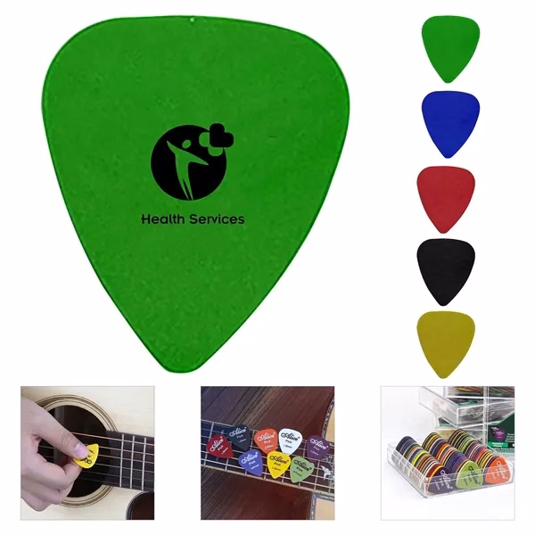 Custom ABS Plastic Guitar Pick 1.18" Full Color — Music Band & Concert Giveaway
