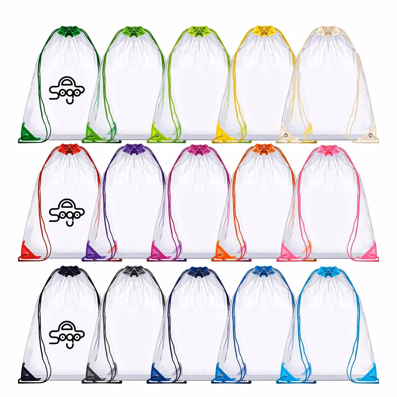 PVC Clear Drawstring Bag