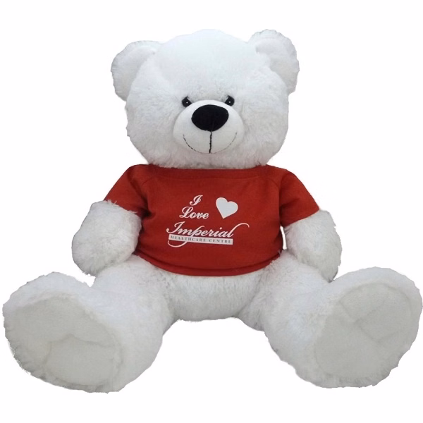 20" Large White Bear