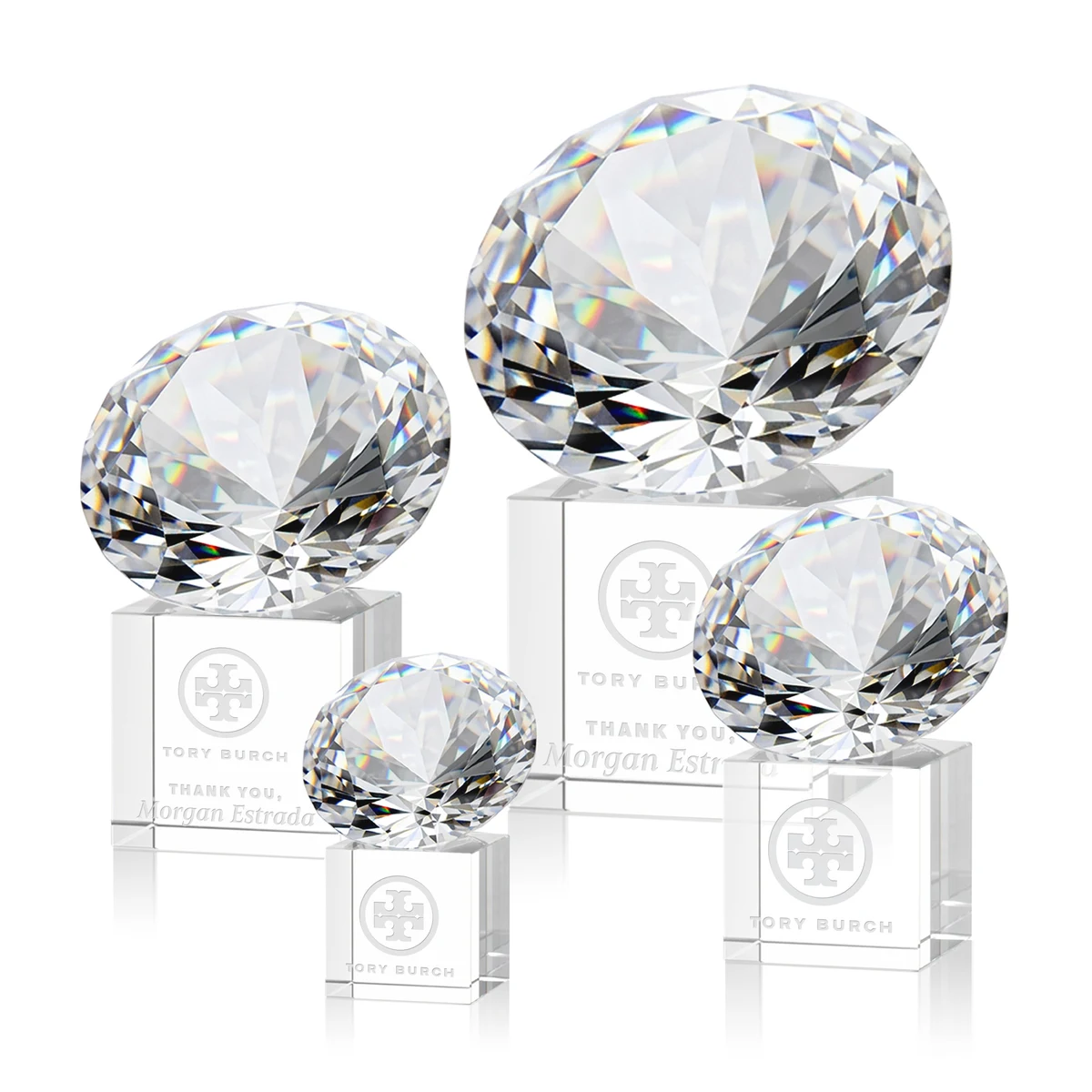 Gemstone Award on Cube - Diamond 1