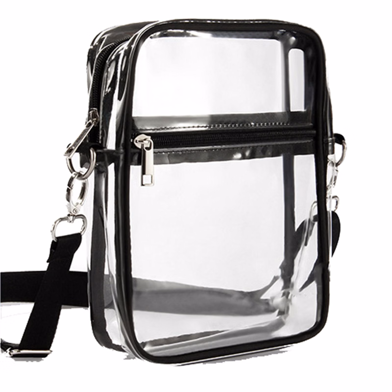 MOQ100 Transparent Waterproof Shoulder Bag