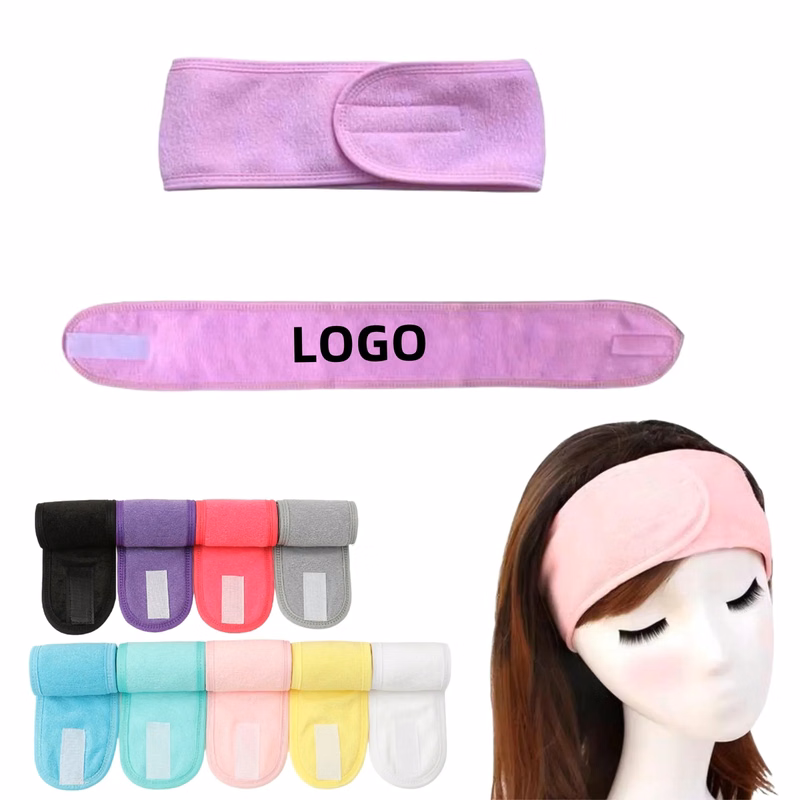 Adjustable Sports Headband Spa Headwrap for Face Washing