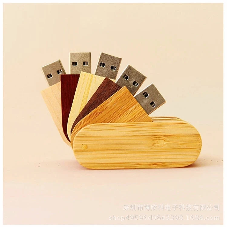 Wood rotate usb flash drives 1