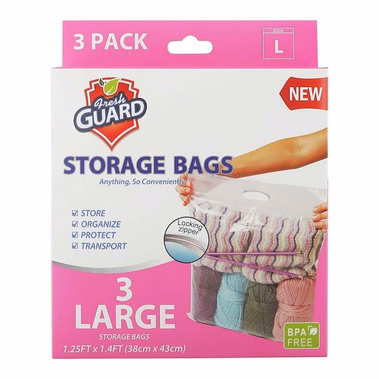 Fresh Guard Storage Bags Large 3pk