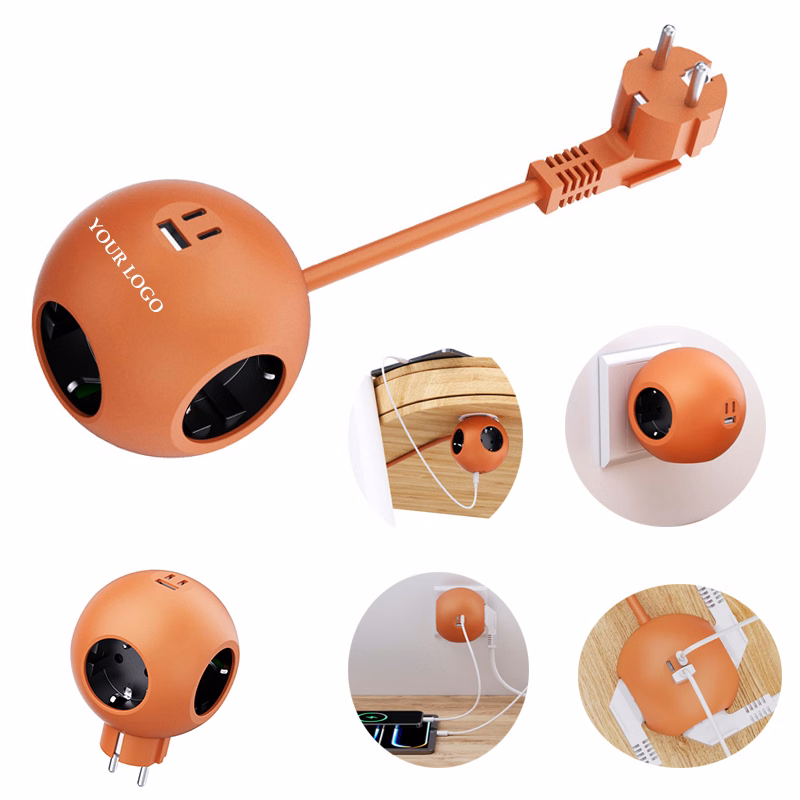 Socket Power Extension Board 3 Outlets 25W Fast Charging