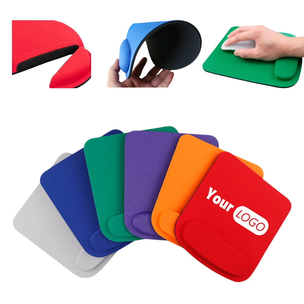 EVA Ergonomic Mouse Mat with Wrist Rest 1