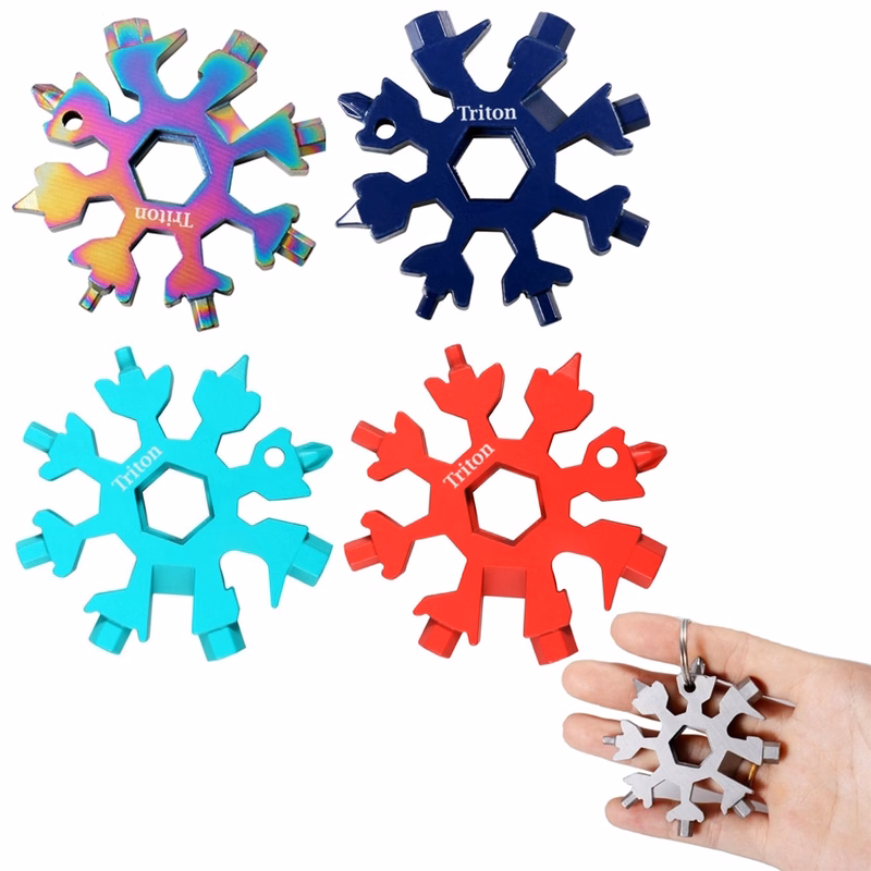 18-in-1 Snowflake Multi Tool With Bottle Opener