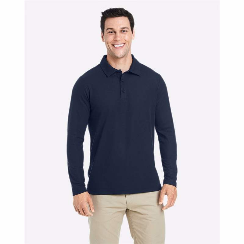 Men's Fusion ChromaSoft™ Long Sleeve Pique Polo - CE112L