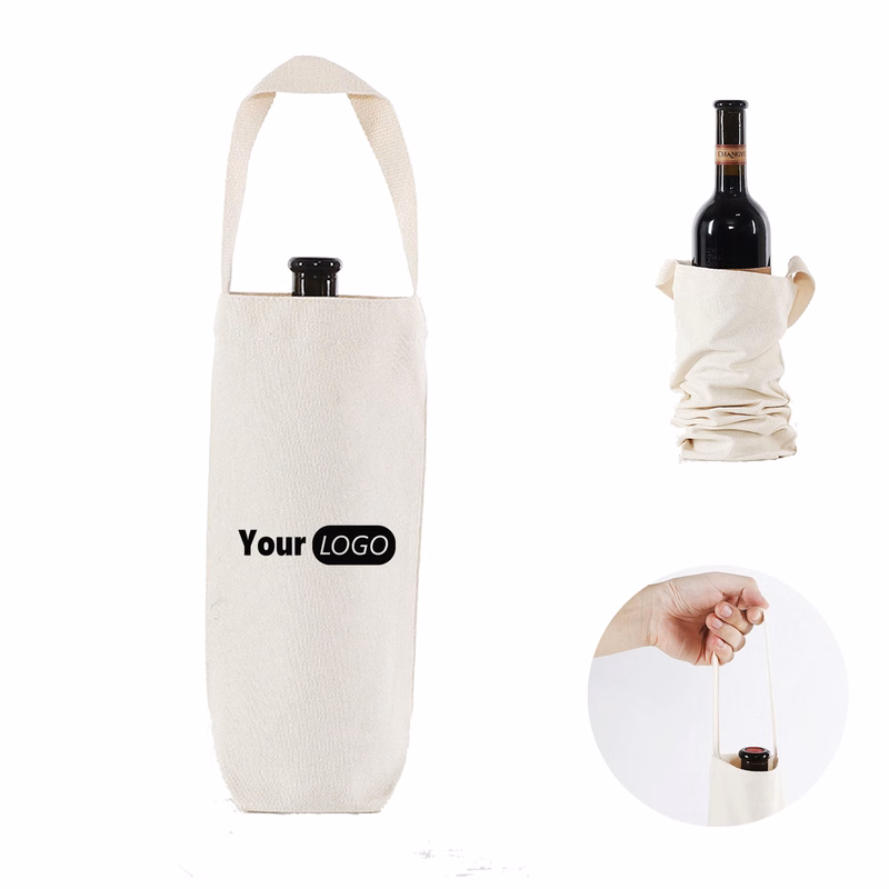 Canvas Wine Tote Bag