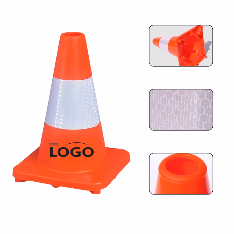 PVC Reflective 11.8in Safety Traffic Cone