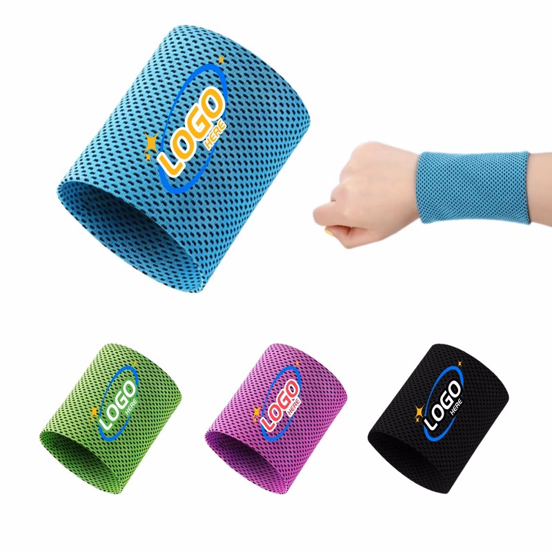 Cooling Sweat Sports Wristband Full Color Imprint