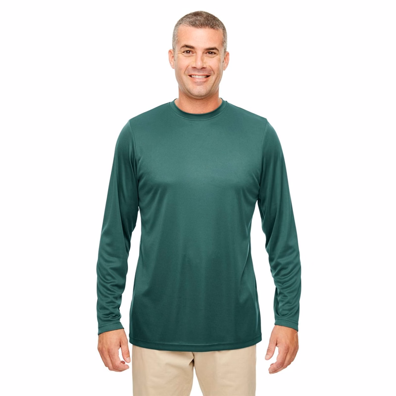 Men's Cool & Dry Sport Performance Long Sleeve T-Shirt - 8622