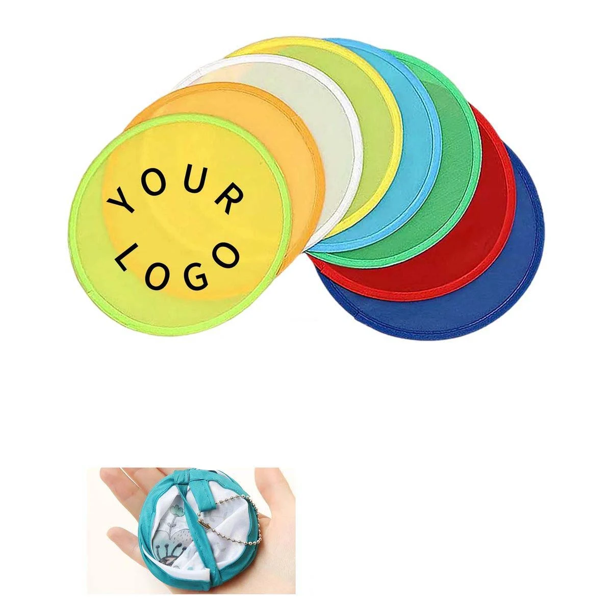 Foldable Nylon Fan for Events 1