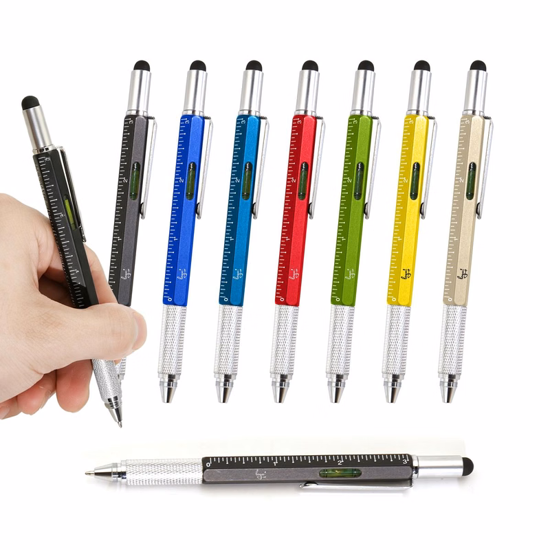 ABS 6 In 1 Utility Writing Pen