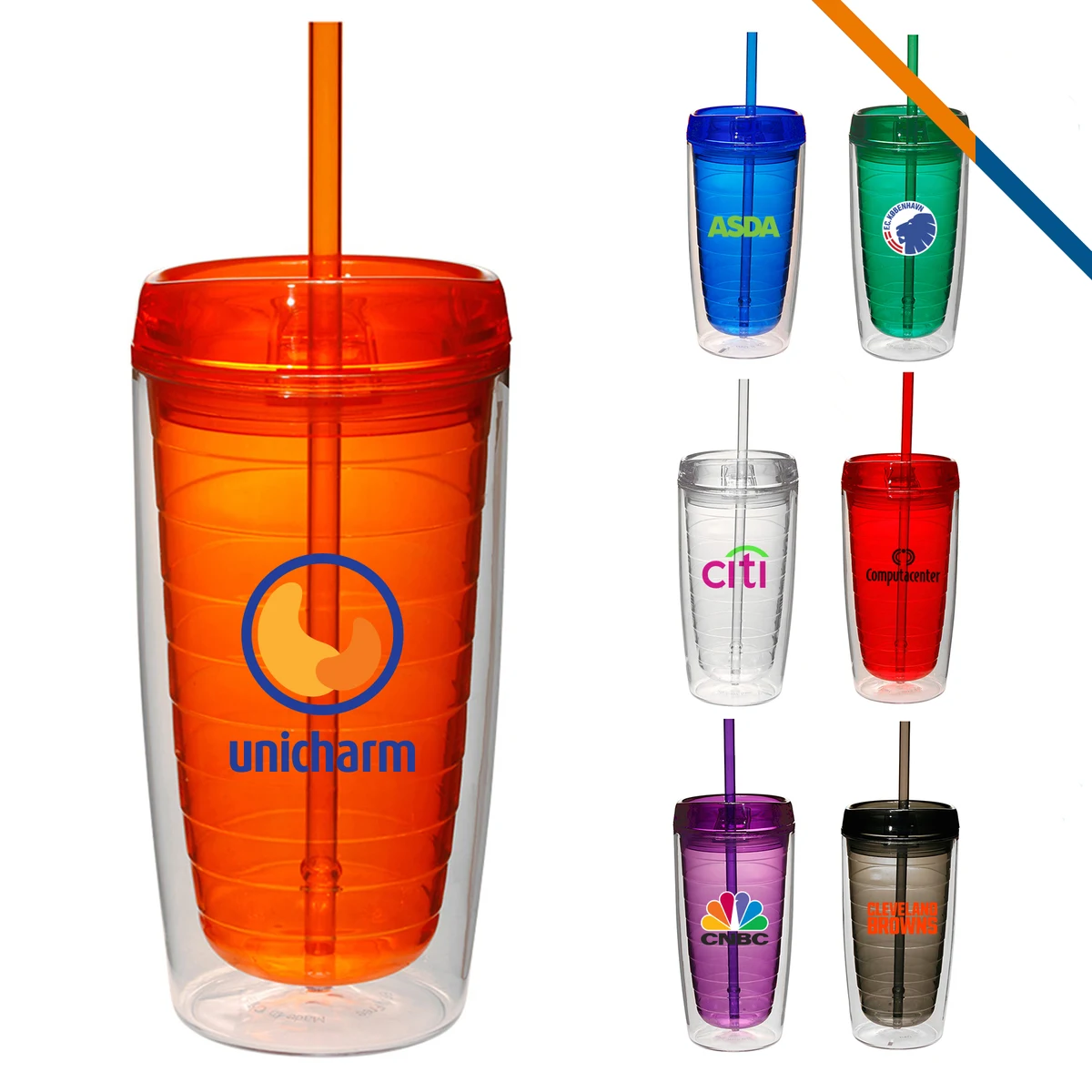 Neccio Acrylic Tumbler - 16 OZ. 1
