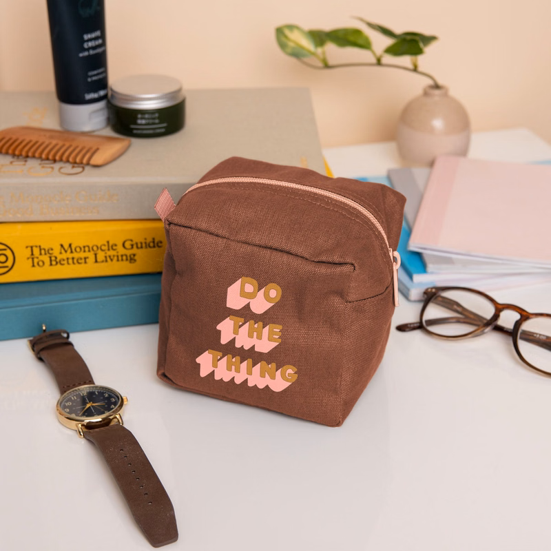 MOD POUCH - LARGE - COLORED CANVAS
