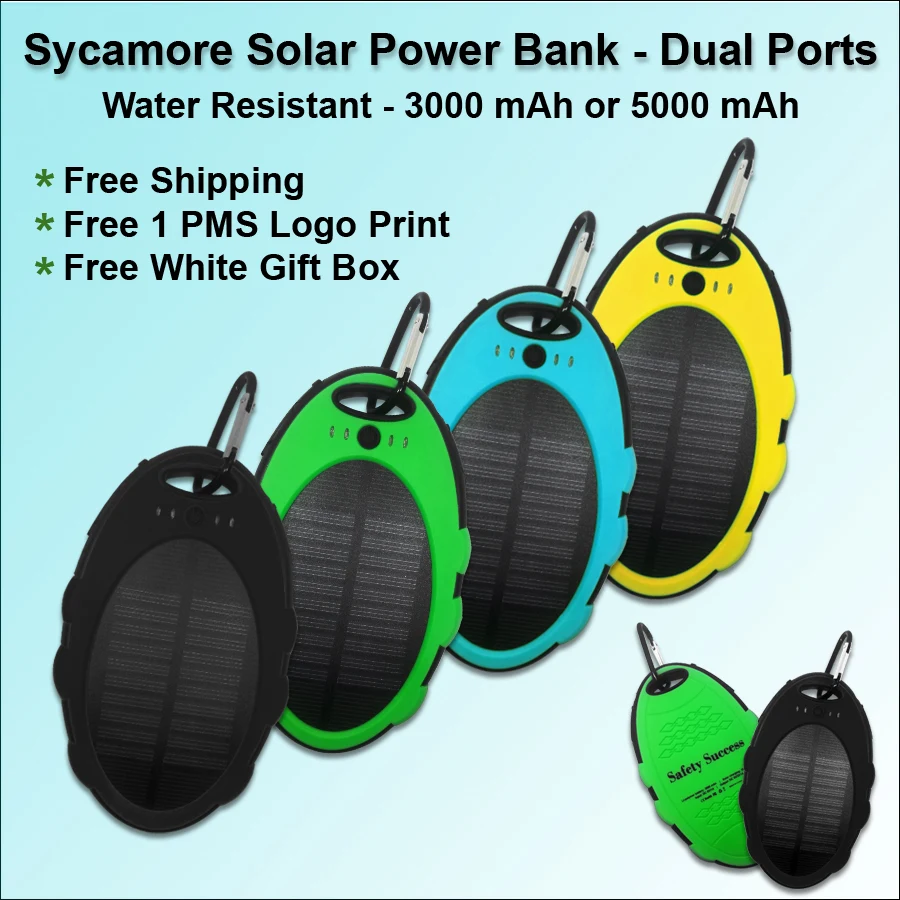 Sycamore Solar Power Bank 3000 mAh 1