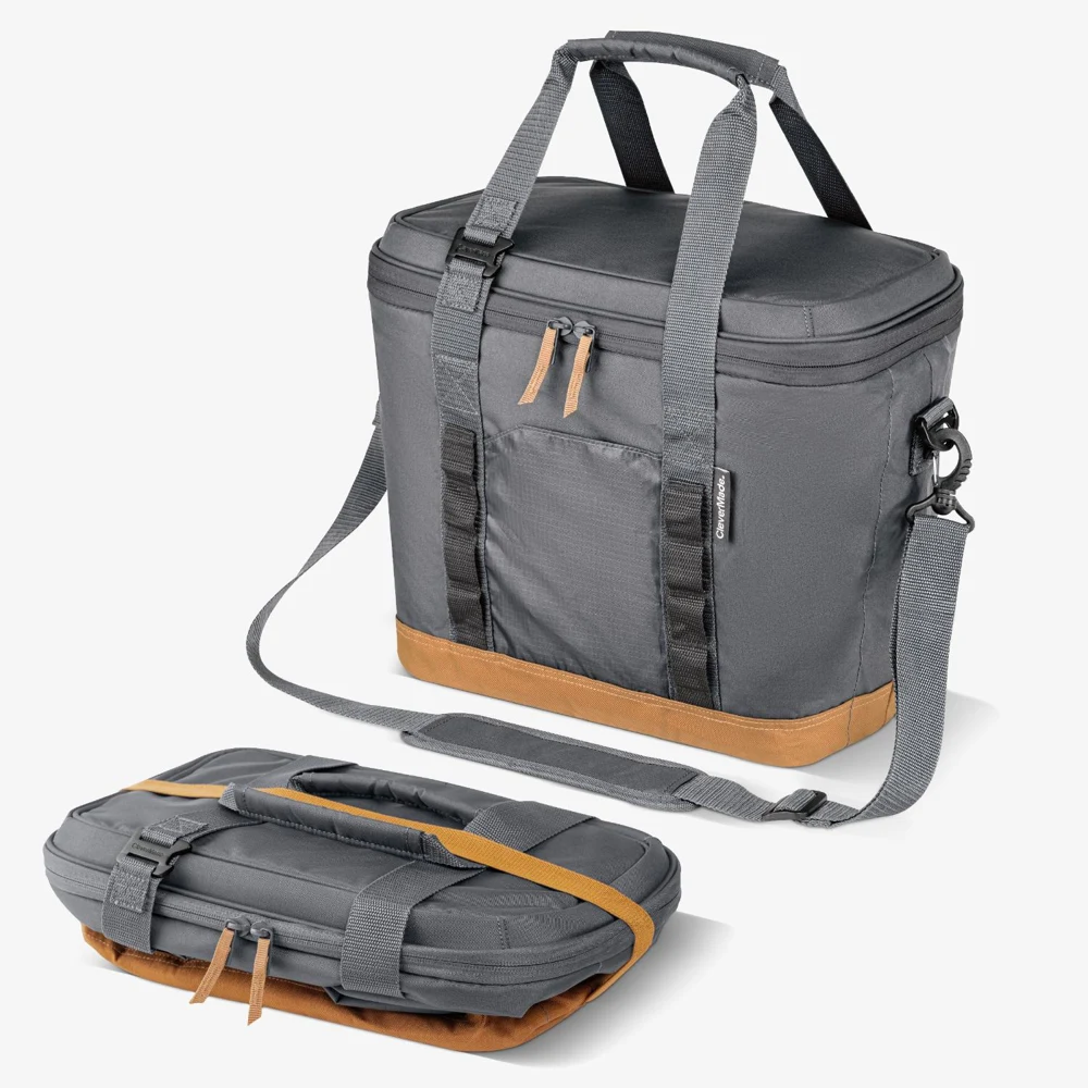 CleverMade® 30 Can Leakproof Pacifica Collapsible Cooler 1