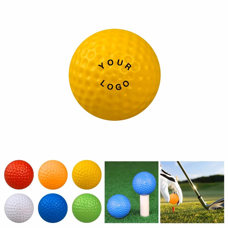 Recreational Use Rubber Golf Balls in Assorted Colors
