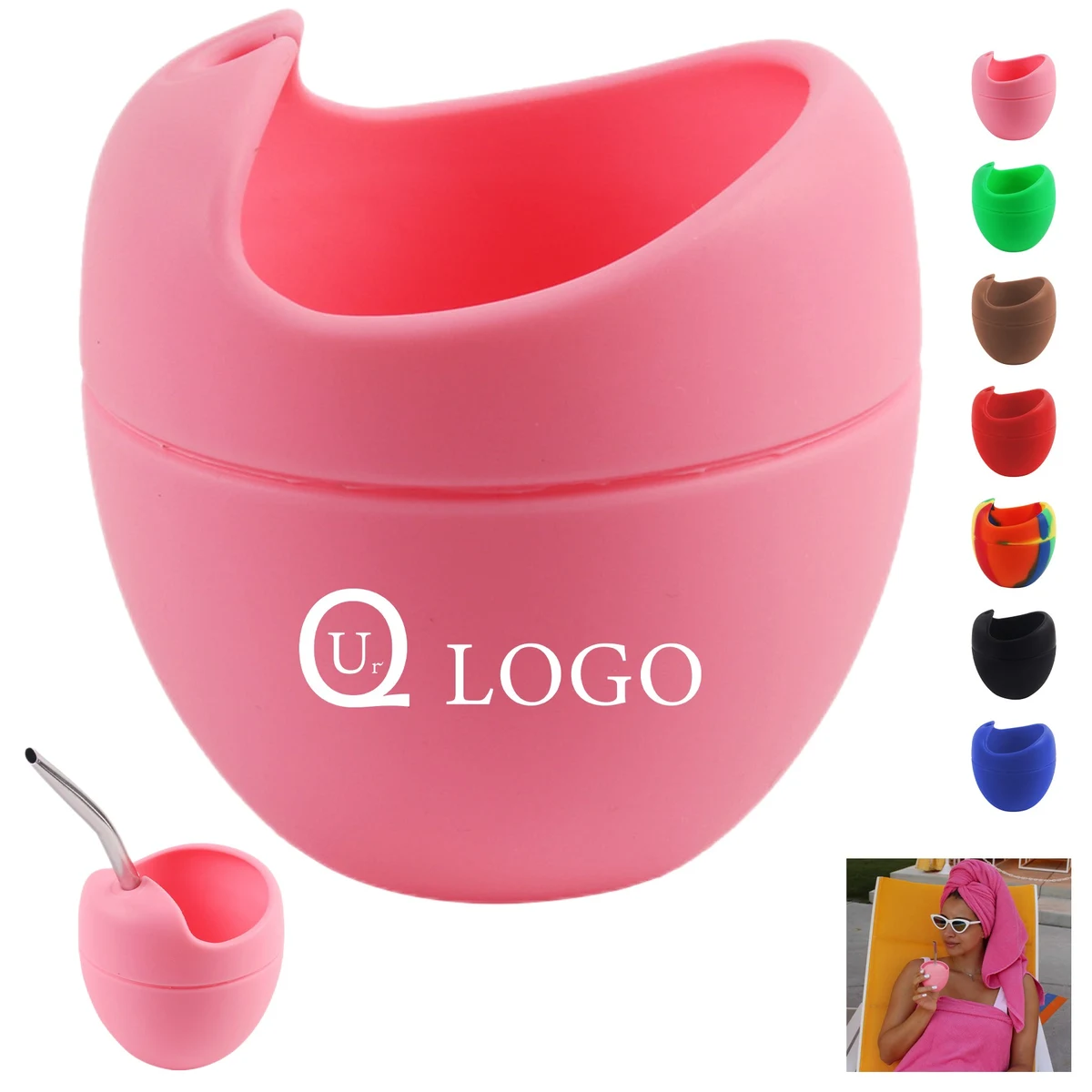 200Ml/6.7Oz Silicone Gourd Cup 1