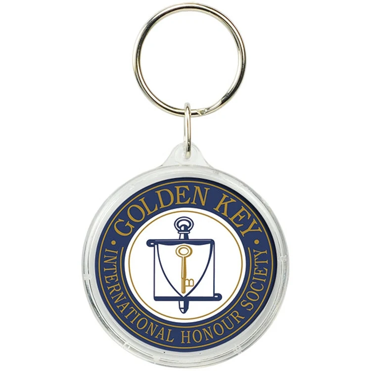 Round Crystal Key Tag 1